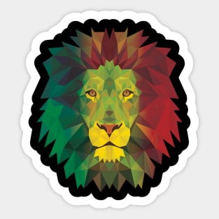 Rasta Lion Sticker